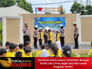 Satlantas Polres Jepara Tanamkan Budaya Tertib Lalu Lintas Sejak Usia Dini Lewat Program ‘Aladin’
