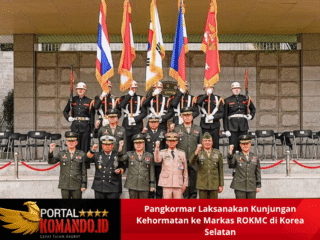 Pangkormar Laksanakan Kunjungan Kehormatan ke Markas ROKMC di Korea Selatan