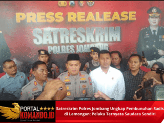 Satreskrim Polres Jombang Ungkap Pembunuhan Sadis di Lamongan: Pelaku Ternyata Saudara Sendiri