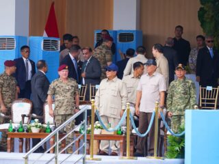 Panglima TNI Dampingi Presiden RI dan Raja Yordania Saksikan Demonstrasi Joint Drone Exercise
