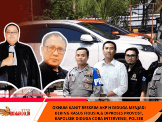 OKNUM KANIT RESKRIM AKP H DIDUGA MENJADI BEKING KASUS FIDUSIA,& DIPROSES PROVOST, KAPOLSEK DIDUGA COBA INTERVENSI, POLSEK BANJARSARI SURAKARTA MENUAI SOROTAN PUBLIK