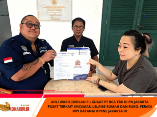 Ahli Waris (Meilan P.) Gugat PT BCA Tbk Di PN Jakarta Pusat Terkait Ancaman Lelang Rumah Dan Ruko, FERADI WPI Datangi KPKNL JAKARTA III