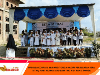 Babinsa Koramil 16/Panei Tonga Hadiri Peringatan Isra Mi’raj Nabi Muhammad SAW 1447 H Di Panei Tonga