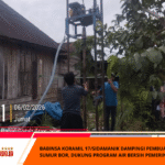Babinsa Koramil 17/Sidamanik Dampingi Pembuatan Sumur Bor, Dukung Program Air Bersih Pemerintah