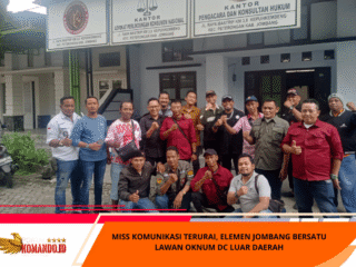 Miskom Terurai, Elemen Jombang Bersatu Lawan Oknum DC Luar Daerah