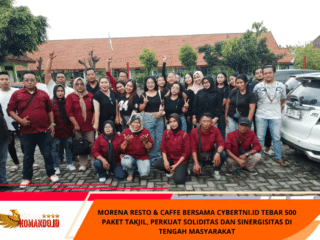 Morena Resto & Caffe Bersama CyberTNI.id Tebar 500 Paket Takjil, Perkuat Soliditas dan Sinergisitas Di Tengah Masyarakat