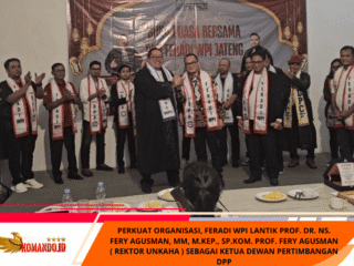 Perkuat Organisasi, FERADI WPI Lantik Prof. Dr. Ns. Fery Agusman, MM, M.Kep., Sp.Kom. Prof. Fery Agusman ( Rektor UNKAHA ) Sebagai Ketua Dewan Pertimbangan DPP