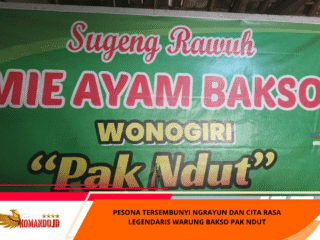 Pesona Tersembunyi Ngrayun dan Cita Rasa Legendaris Warung Bakso Pak Ndut