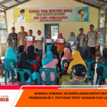 Babinsa Koramil 05/Serbelawan Monitoring Pembagian BLT, Pastikan Tepat Sasaran dan Lancar