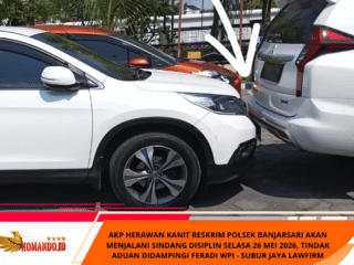 AKP HERAWAN Kanit Reskrim Polsek Banjarsari Akan Menjalani Sindang Disiplin Selasa 26 Mei 2026, Tindak Aduan Didampingi FERADI WPI - SUBUR JAYA LAWFIRM