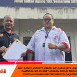 Adv. Donny Andretti (FERADI WPI-SUBUR JAYA LAWFIRM) Dampingi Eko Affandy Adukan Oknum Terduga Penipuan Online di DitResSiber Polda Jateng