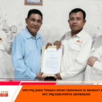 DPD PNJ JAWA TENGAH RESMI SERAHKAN SK MANDAT KETUA DPC PNJ KABUPATEN GROBOGAN