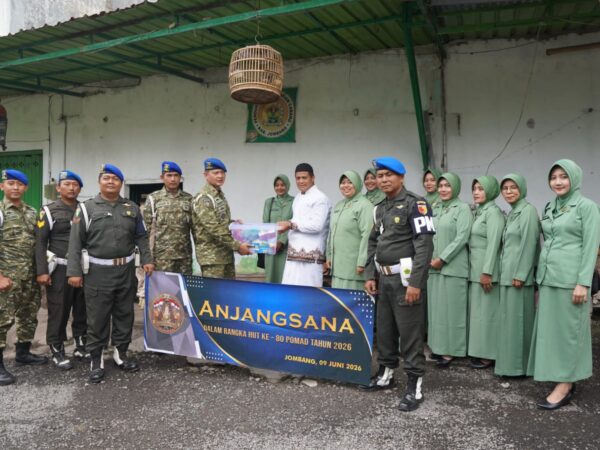Anjangsana HUT Ke-80 Pomad, Subdenpom V/2-5 Jombang Teguhkan Semangat "Pomad Prima" dan Hormati Jasa Purnawirawan