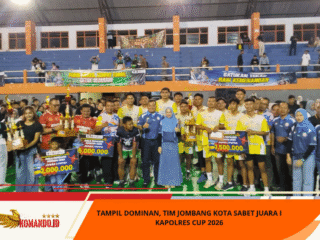 Tampil Dominan, Tim Jombang Kota Sabet Juara I Kapolres Cup 2026