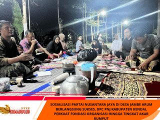 Sosialisasi Partai Nusantara Jaya di Desa Jambe Arum Berlangsung Sukses, DPC PNJ Kabupaten Kendal Perkuat Fondasi Organisasi Hingga Tingkat Akar Rumput