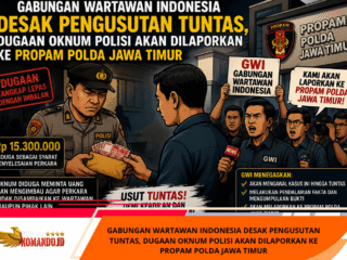 Gabungan Wartawan Indonesia Desak Pengusutan Tuntas, Dugaan Oknum Polisi Akan Dilaporkan ke Propam Polda Jawa Timur