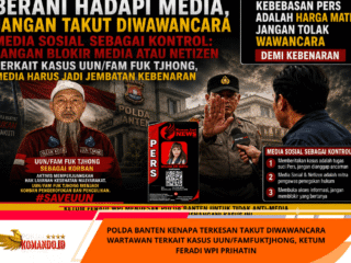 POLDA BANTEN Kenapa Terkesan Takut Diwawancara Wartawan Terkait Kasus UUN/FamFukTjhong, Ketum FERADI WPI Prihatin