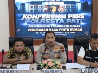 Polresta Pati Dalami Penyebab Kerusakan Kaca Rumah Warga Desa Kajar, Hasil Laboratorium Menentukan